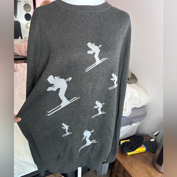 NILS XL GREY SKI SWEATER - Picture 2 of 6